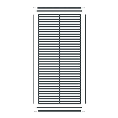 décors Paxos vertical pour cloture composite boston